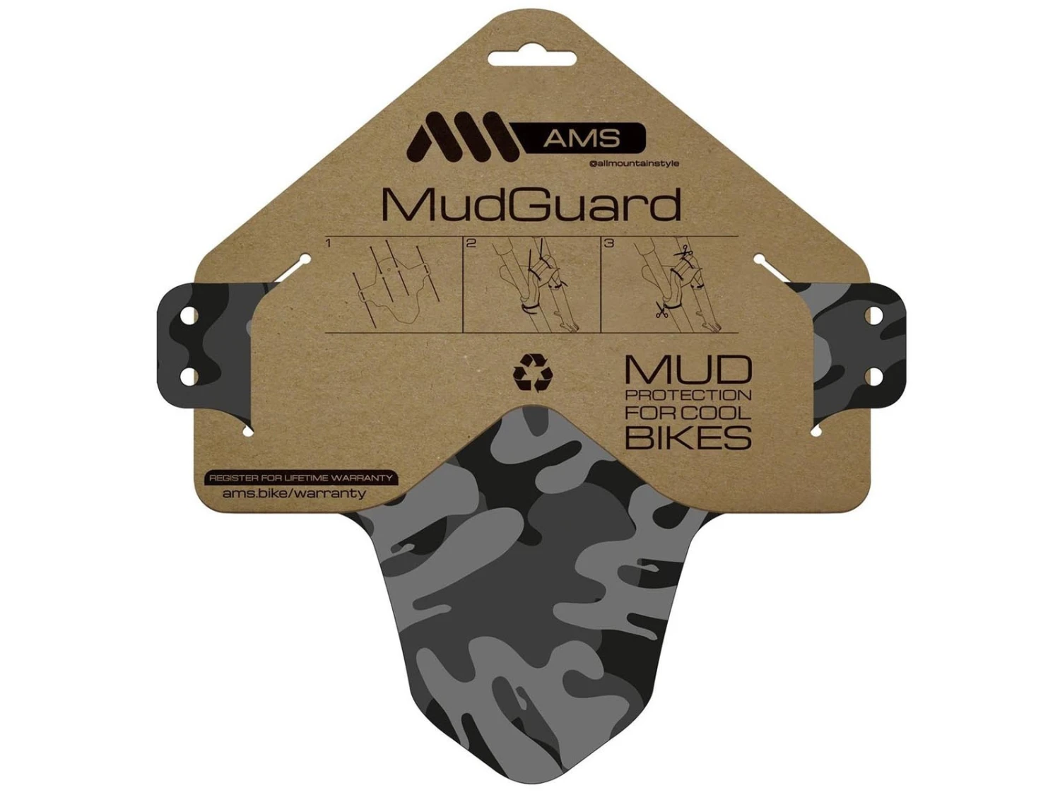 All-mountain-style AMS Garde Boue Avant Camo Mud Guard 1 All-mountain-style AMS Garde Boue Avant Camo Mud Guard