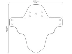 All-mountain-style AMS Garde Boue Avant Couture Mud Guard -BMC Soldes Boutique ams garde boue avant couture mud guard 2