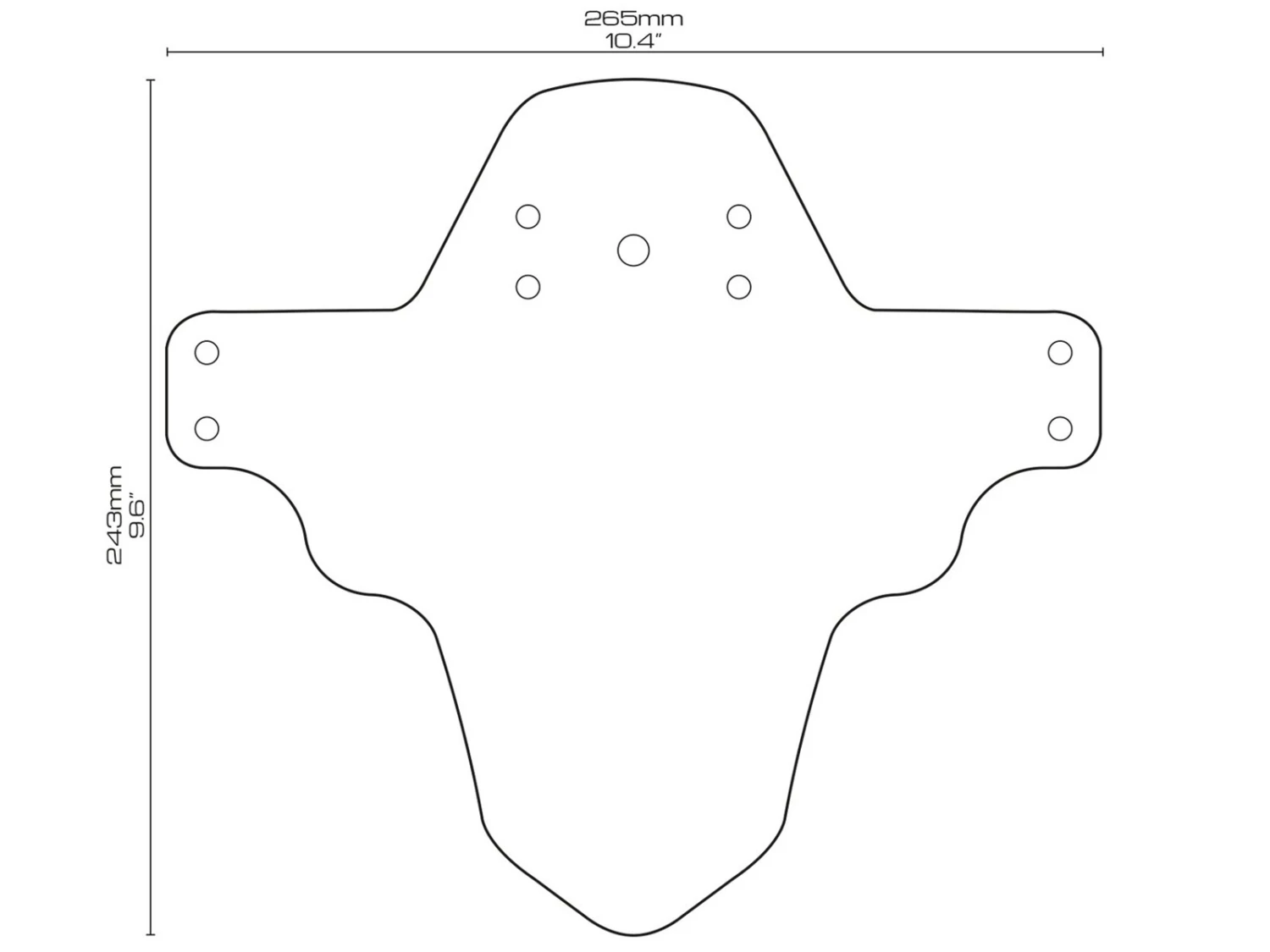 All-mountain-style AMS Garde Boue Avant Freeride Fiesta Mud Guard 4 All-mountain-style AMS Garde Boue Avant Freeride Fiesta Mud Guard – Image 4