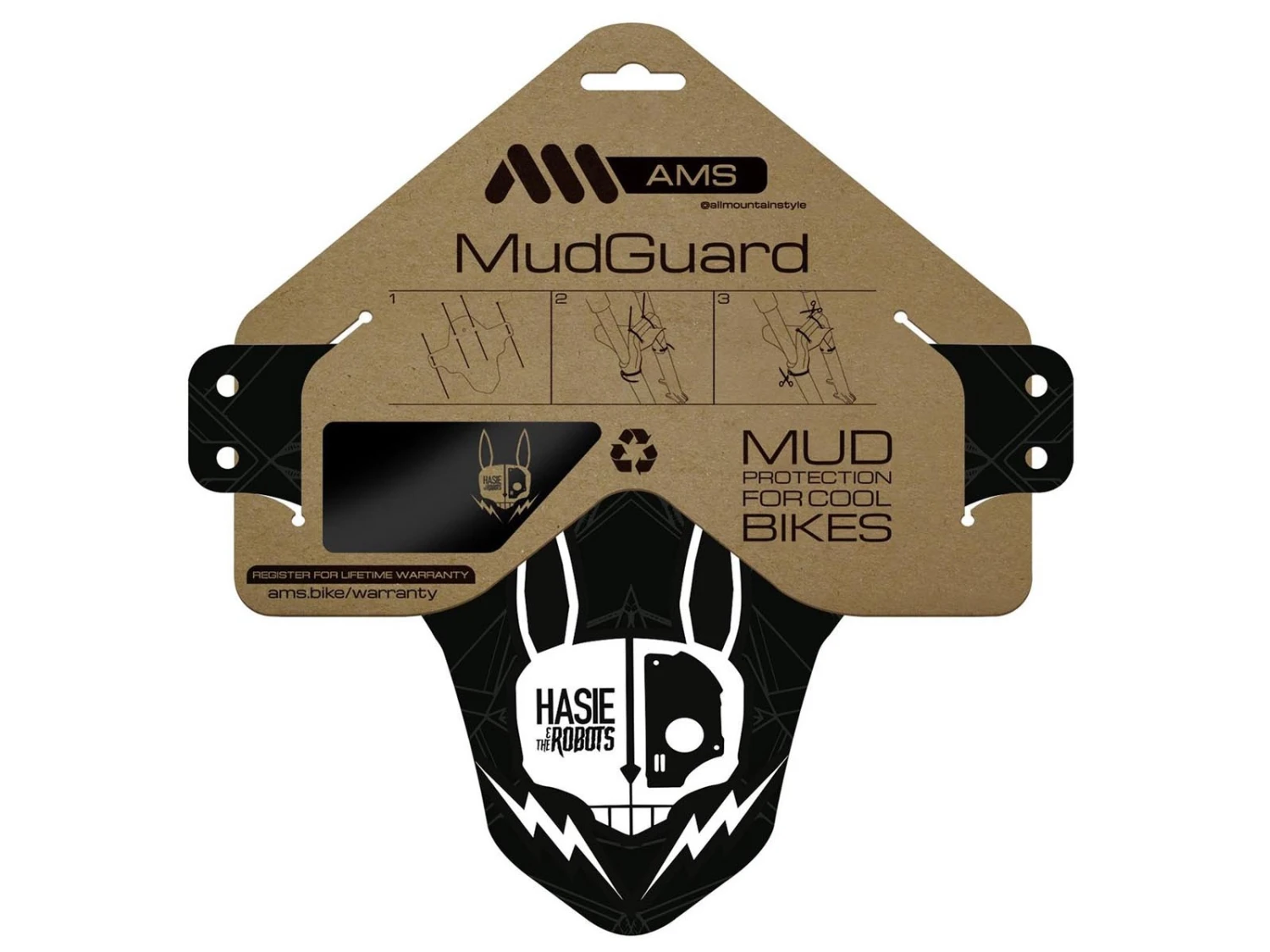 All-mountain-style AMS Garde Boue Avant Hasie And The Robots Mud Guard 1 All-mountain-style AMS Garde Boue Avant Hasie And The Robots Mud Guard