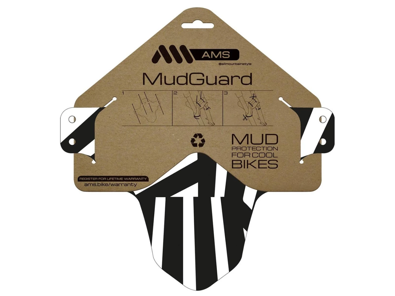 All-mountain-style AMS Garde Boue Avant Reflective Dazzle Mud Guard 1 All-mountain-style AMS Garde Boue Avant Reflective Dazzle Mud Guard