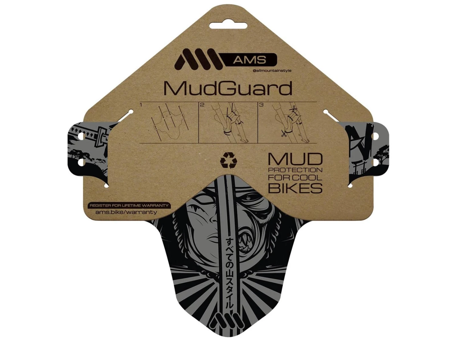 All-mountain-style AMS Garde Boue Avant Ronin Mud Guard 1 All-mountain-style AMS Garde Boue Avant Ronin Mud Guard