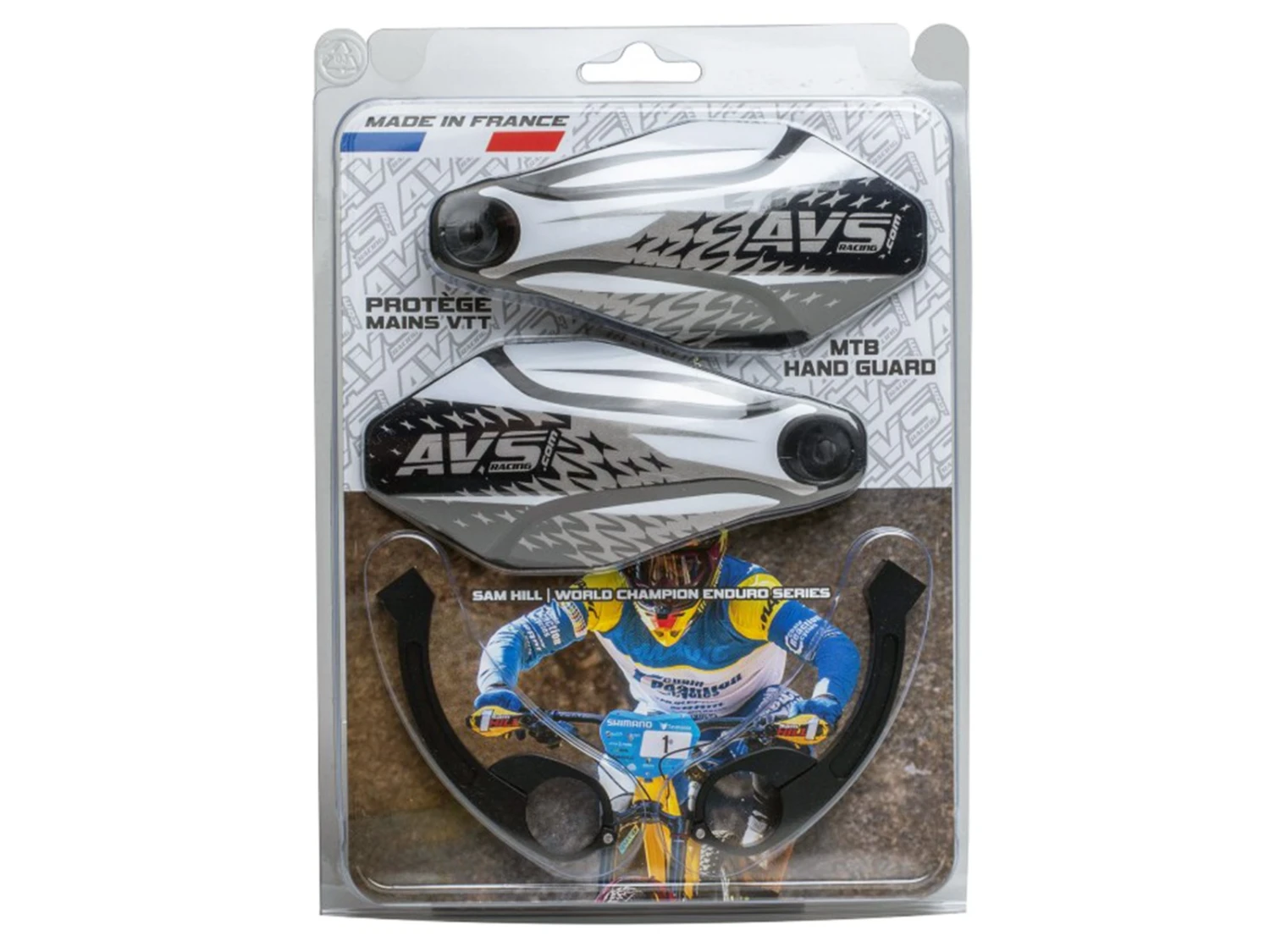AVS Racing Protège Mains VTT MTB Hand Guard Design 2 AVS Racing Protège Mains VTT MTB Hand Guard Design – Image 2