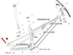 BMC Axe Traversant N°8 Twostroke AL MY2021 / Fourstroke 01 MY2023 - 30000706