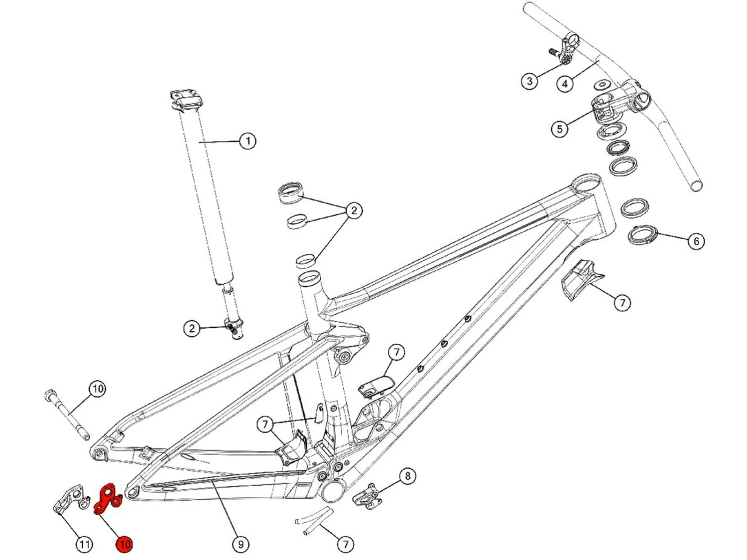 BMC Dropout 65 Patte De Dérailleur 301701 (standard) 2 BMC Dropout 65 Patte De Dérailleur 301701 (standard) – Image 2
