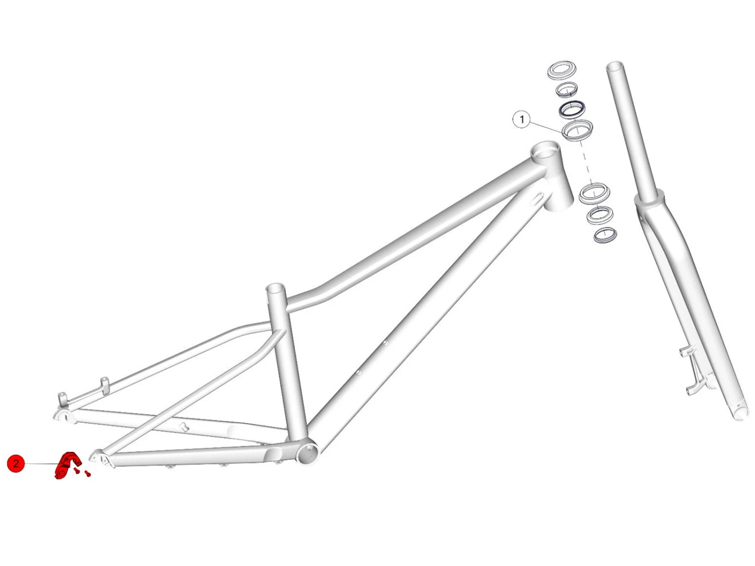 BMC Dropout 74 Patte De Dérailleur 30000878 Twostroke 20/24 & Blast 20/24 2 BMC Dropout 74 Patte De Dérailleur 30000878 Twostroke 20/24 & Blast 20/24 – Image 2