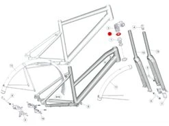 BMC Topcone MSM01 46mm 257, Alpenchallenge AL, URS AL, Roadmachine X AL - 30002029