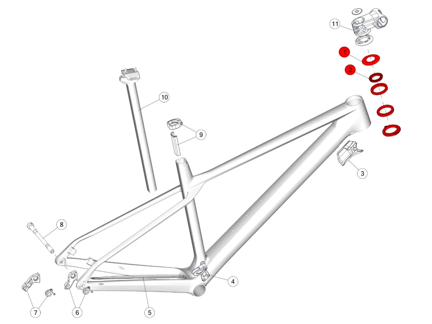 BMC Jeu De Direction Avec Topcone Pour Fourstroke 01 / Twostroke 01 - 30000703 3 BMC Jeu De Direction Avec Topcone Pour Fourstroke 01 / Twostroke 01 - 30000703 – Image 3