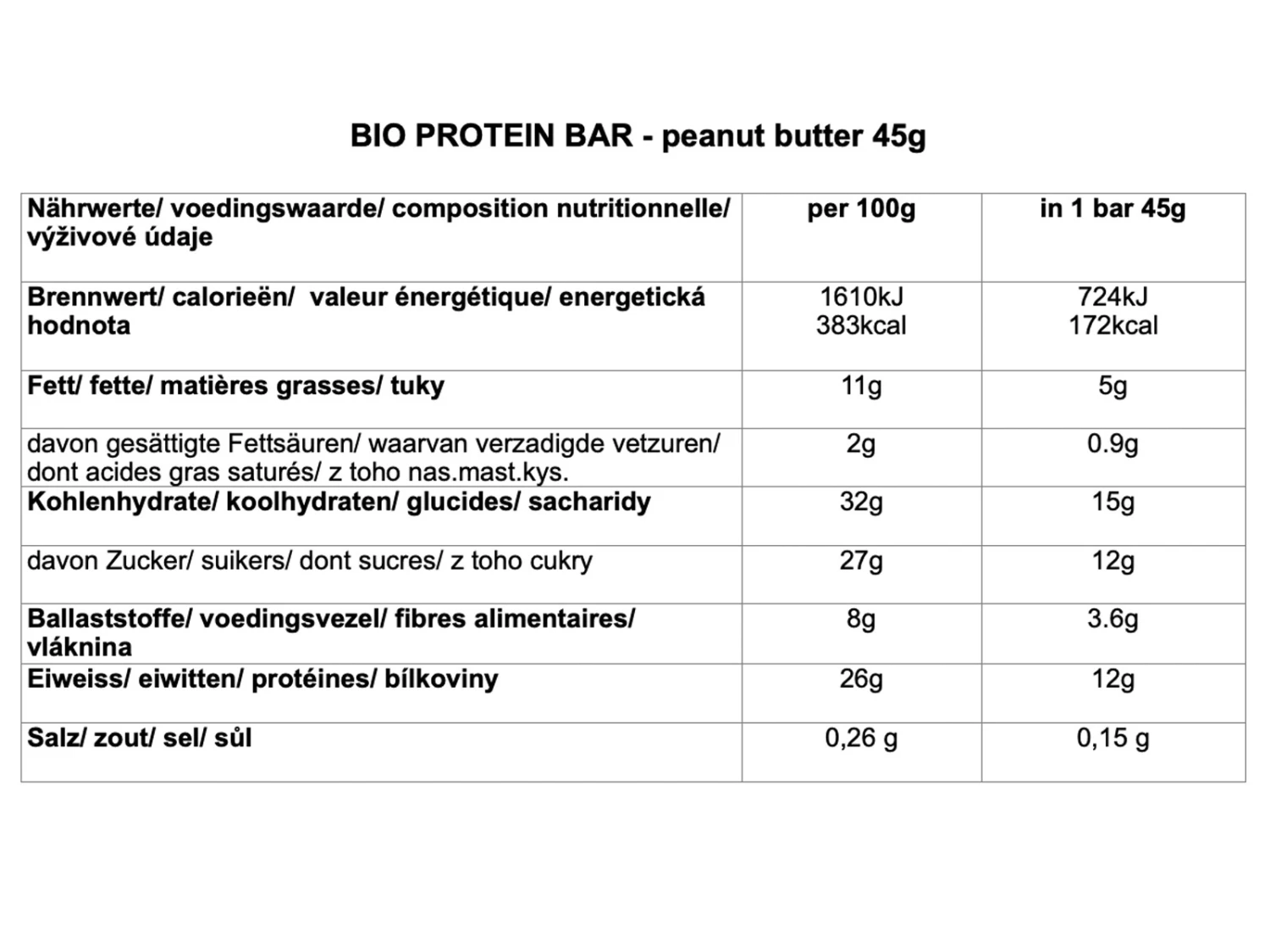 CHIMPANZEE Barre De Protéine Beurre De Cacahuète - 45g 2 CHIMPANZEE Barre De Protéine Beurre De Cacahuète - 45g – Image 2