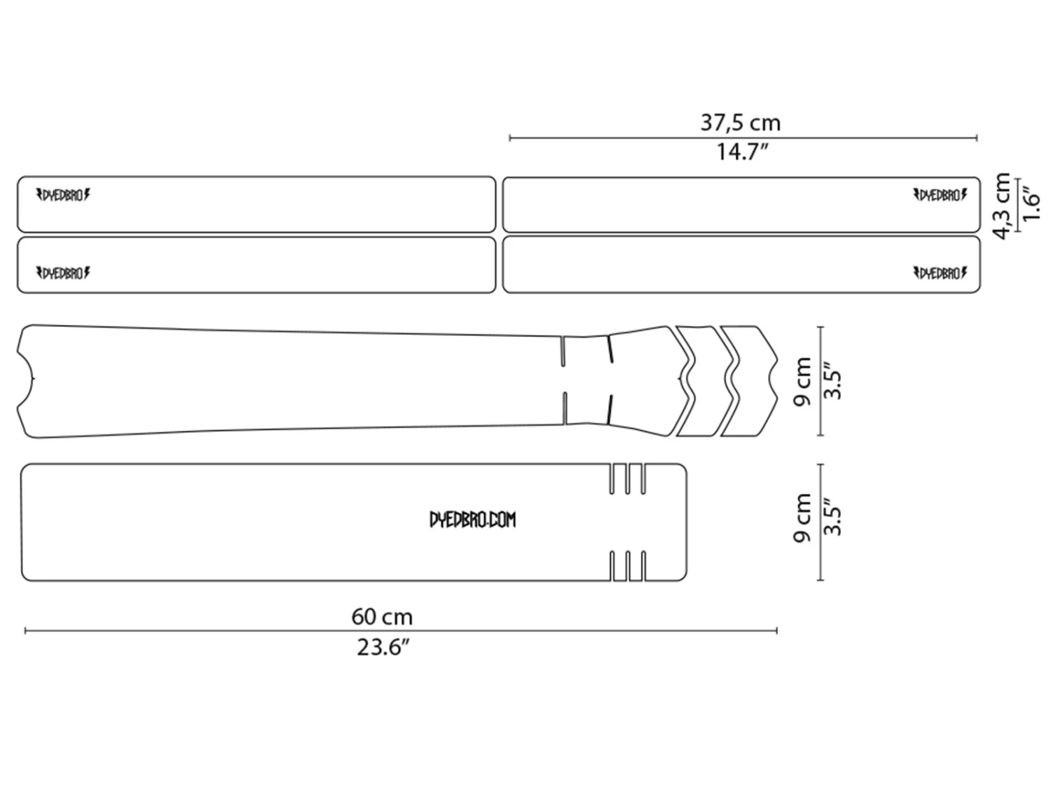 DYEDBRO Autocollant De Protection De Cadre VTT (transparent Brillant) 2 DYEDBRO Autocollant De Protection De Cadre VTT (transparent Brillant) – Image 2