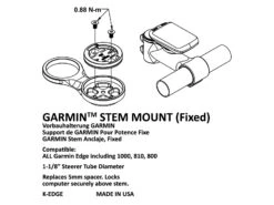 K-EDGE Support Potence Garmin -BMC Soldes Boutique k edge support potence garmin 3