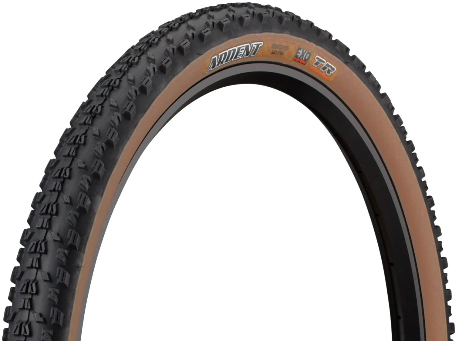 MAXXIS Ardent Pneu Souple Dual Exo TR Skinwall - 27,5 X 2,25 Pouces 1 MAXXIS Ardent Pneu Souple Dual Exo TR Skinwall - 27,5 X 2,25 Pouces