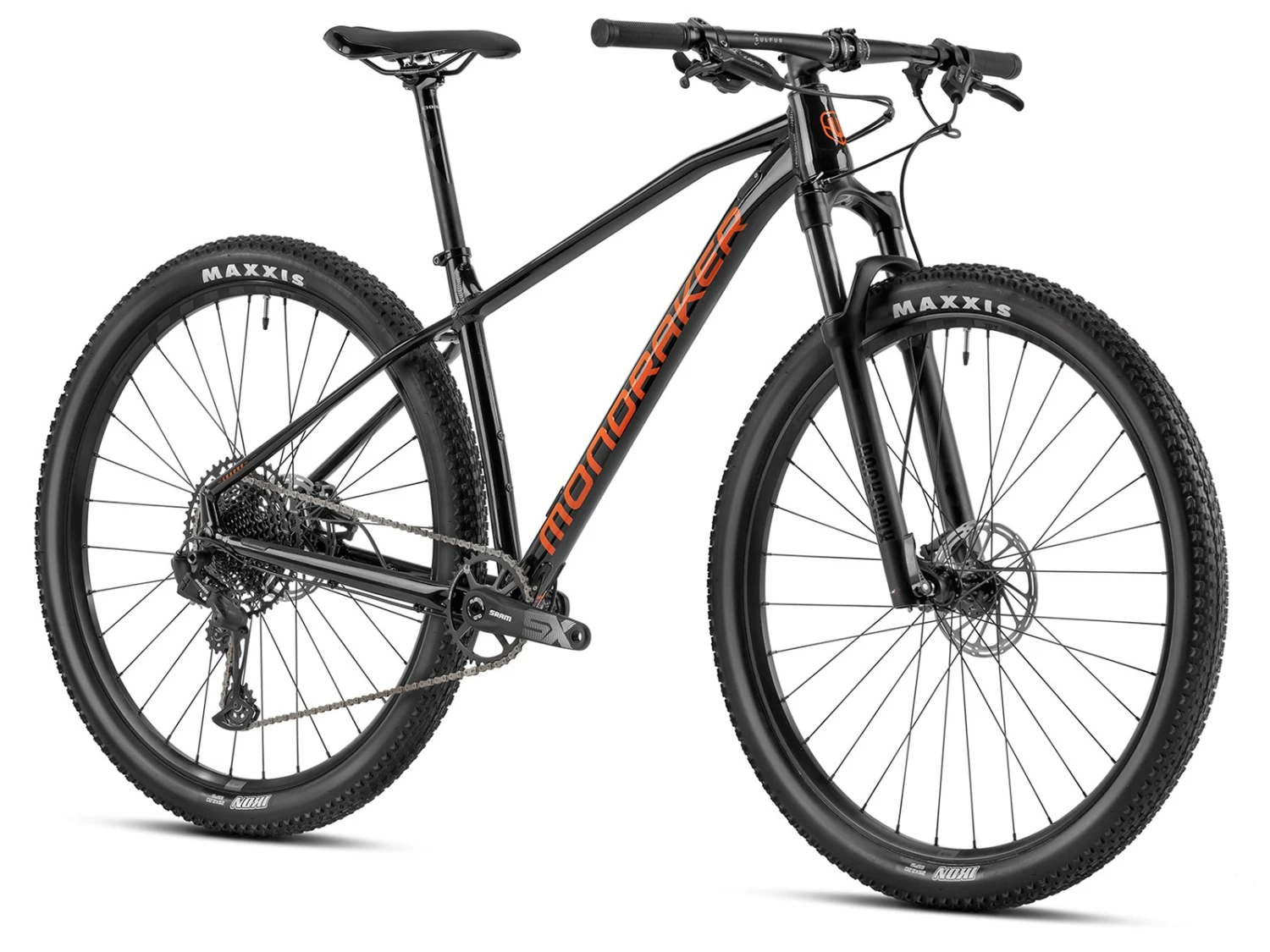 MONDRAKER Chrono VTT Black Orange 2023 2 MONDRAKER Chrono VTT Black Orange 2023 – Image 2