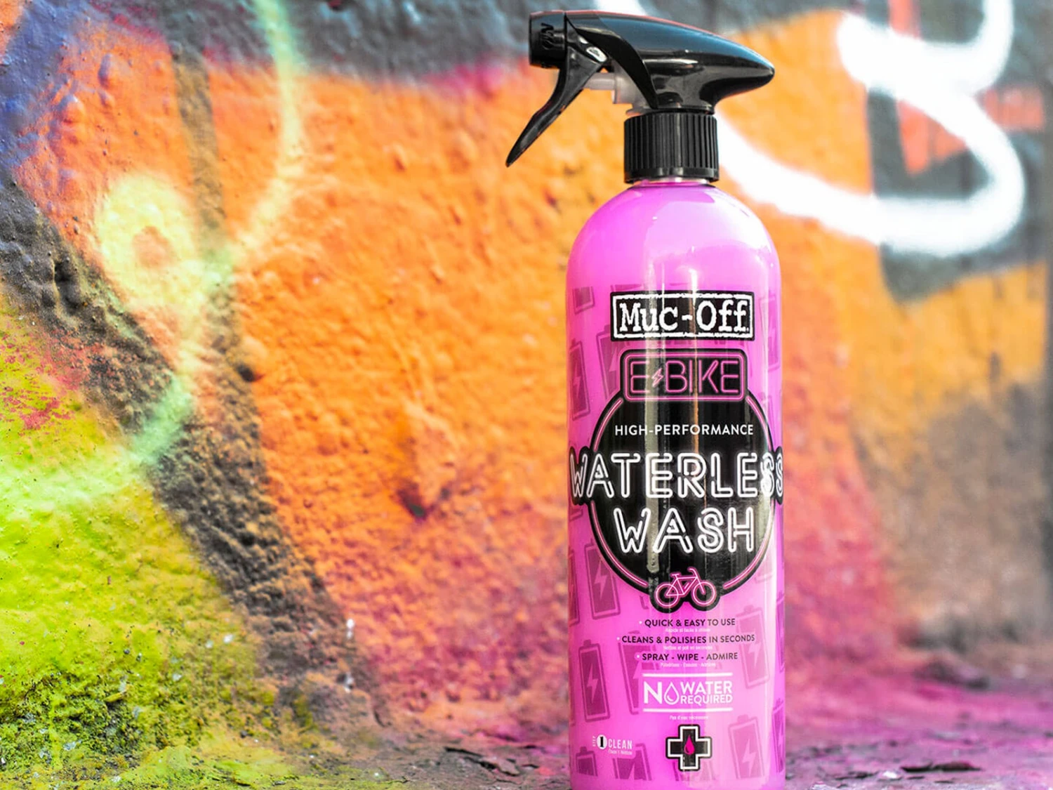 MUC-OFF EBike Waterless Wash Nettoyant à Sec Pour Vélo électrique - Spray 750ml 3 MUC-OFF EBike Waterless Wash Nettoyant à Sec Pour Vélo électrique - Spray 750ml – Image 3