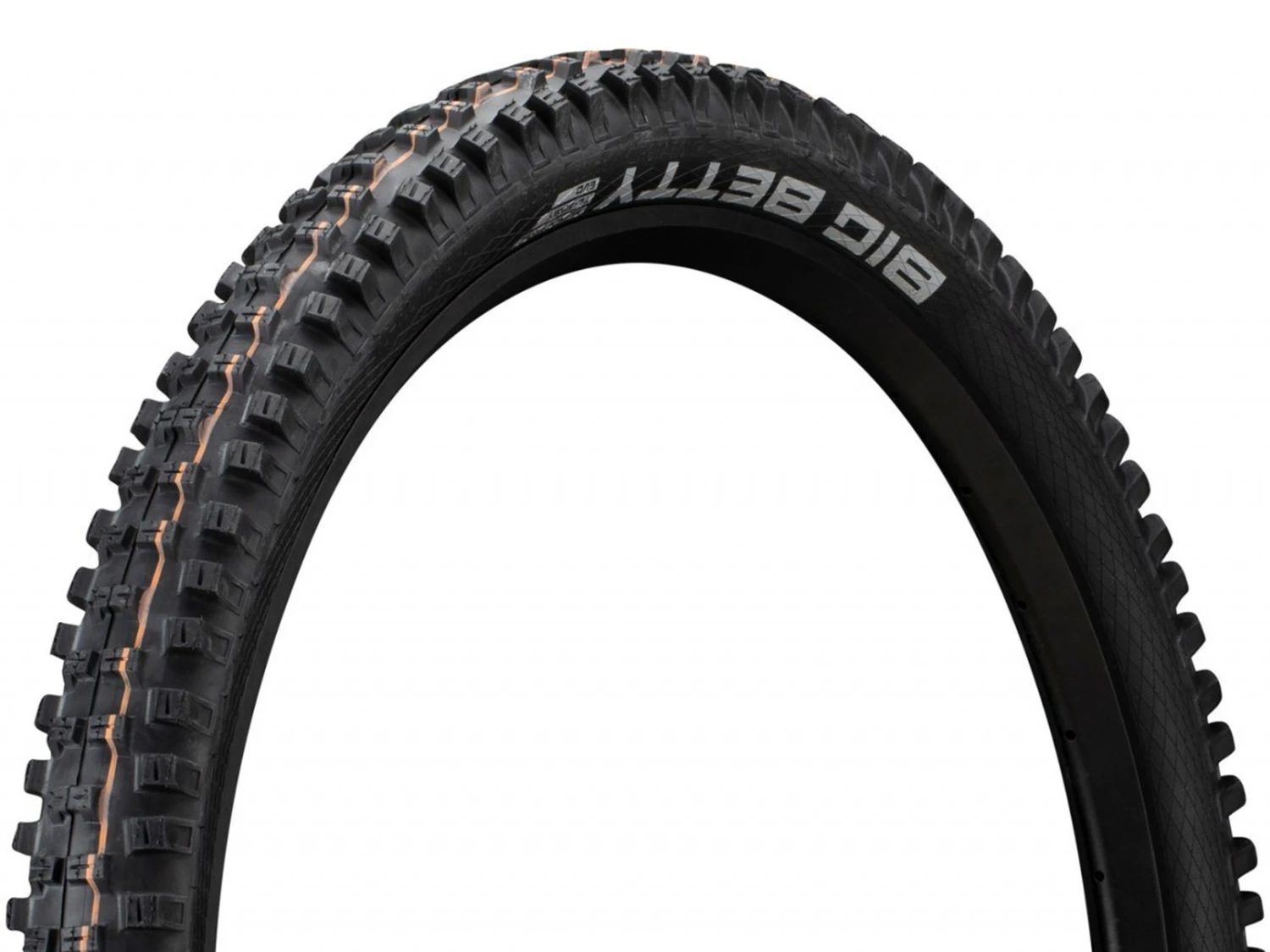 SCHWALBE Big Betty Pneu Souple Evolution Addix Soft Super Trail - 27,5 X 2,8 Pouces 1 SCHWALBE Big Betty Pneu Souple Evolution Addix Soft Super Trail - 27,5 X 2,8 Pouces