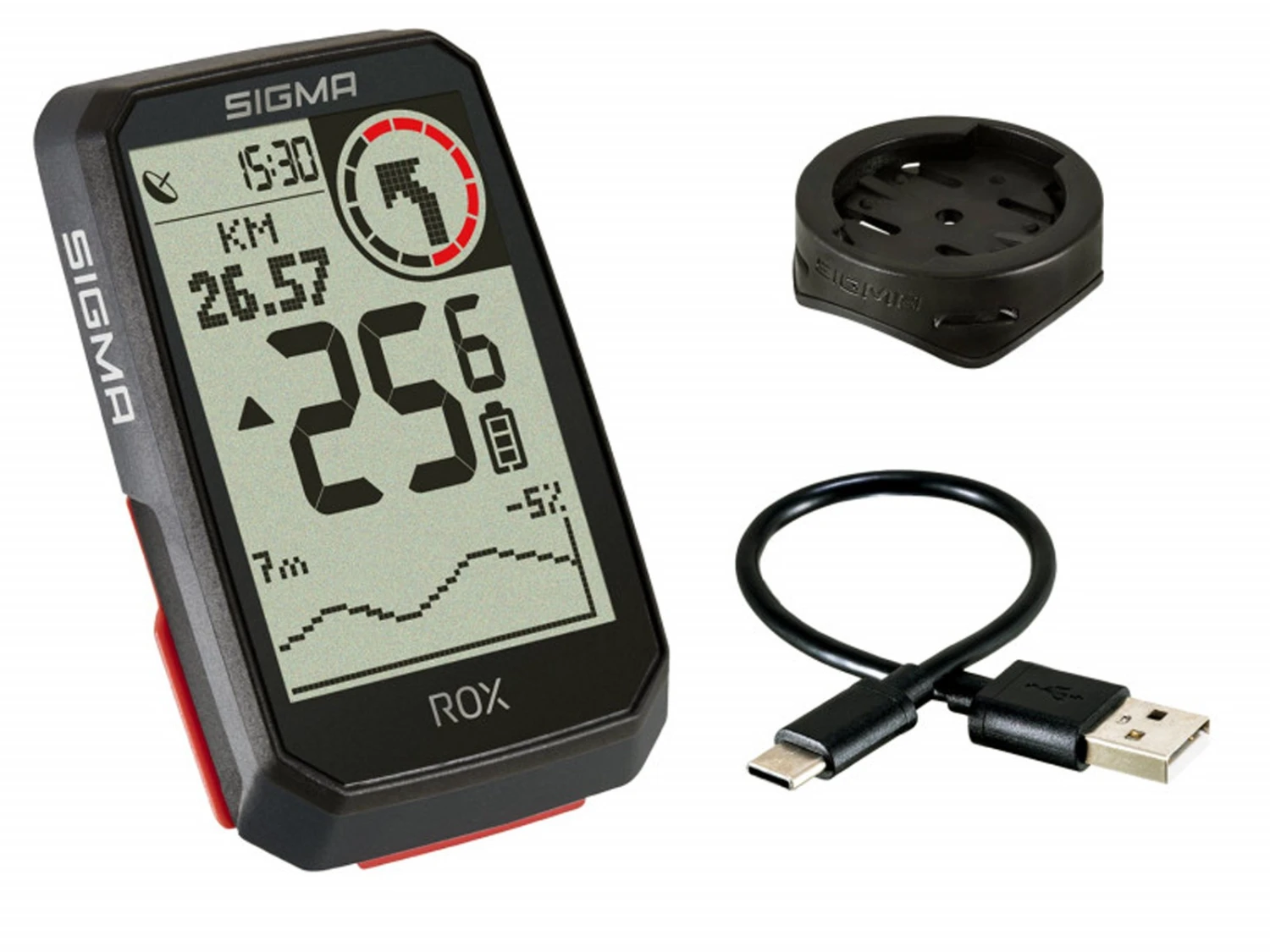 SIGMA Compteur ROX4.0 GPS Noir Altimètre 1 SIGMA Compteur ROX4.0 GPS Noir Altimètre