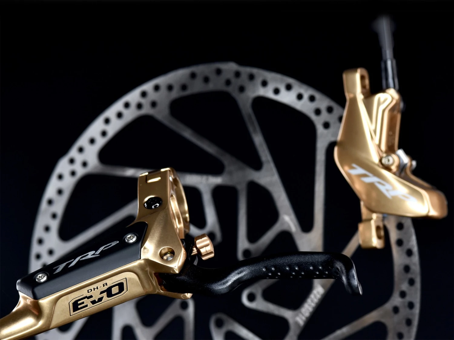 TRP Levier Frein Droit + étrier DH-R Evo Gold HD-M846 3 TRP Levier Frein Droit + étrier DH-R Evo Gold HD-M846 – Image 3