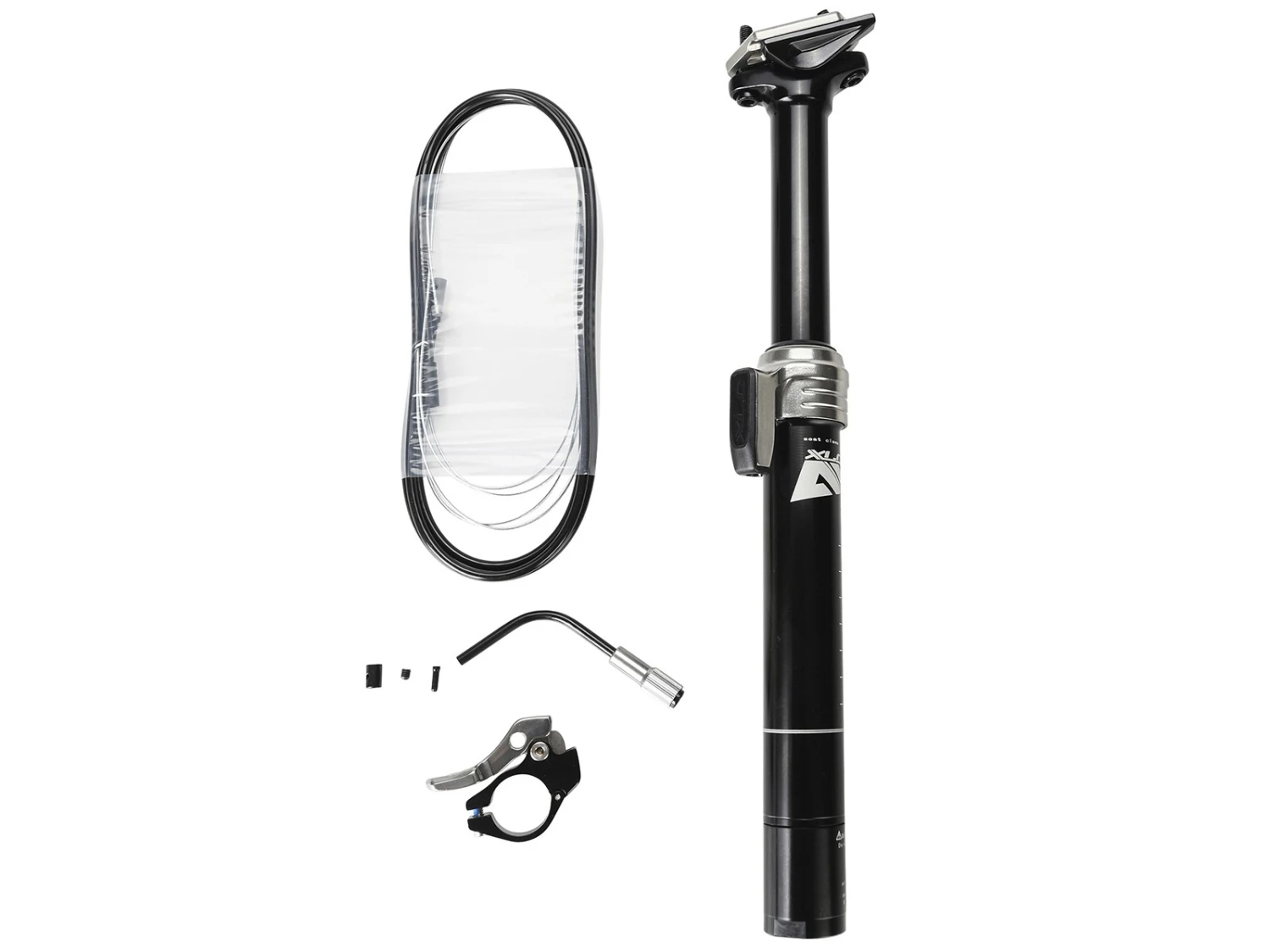 XLC SP-T10 Tige De Selle Télescopique 125mm ⌀30,9mm 40cm 1 XLC SP-T10 Tige De Selle Télescopique 125mm ⌀30,9mm 40cm